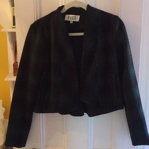 BB Dakota Cropped Plaid Jacket